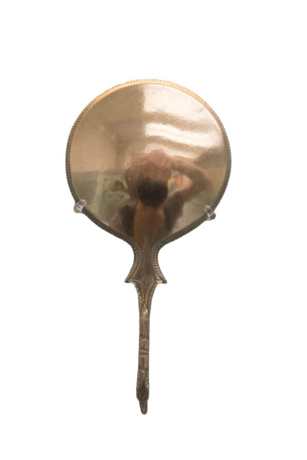 Modern example of a polished bronze mirror