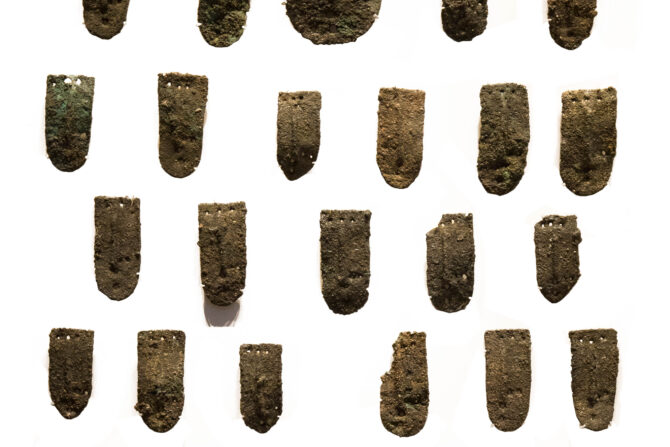 Late Bronze Age armor plates from Hazor