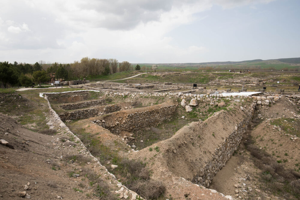 Grain Storage Pits at Alacahoyuk used as Granaries