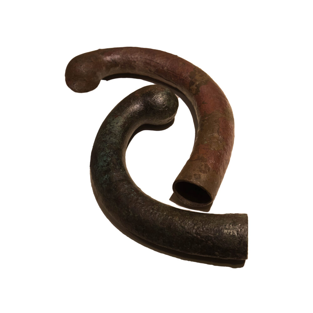 Bronze tubes attached to staff probably a lituus or kalesh carried by kings from Tomb K at Alacahoyuk