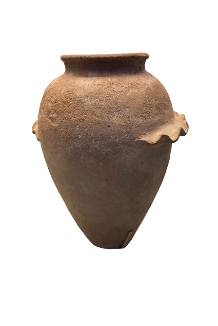 Wavy Handled Jar from Egypt