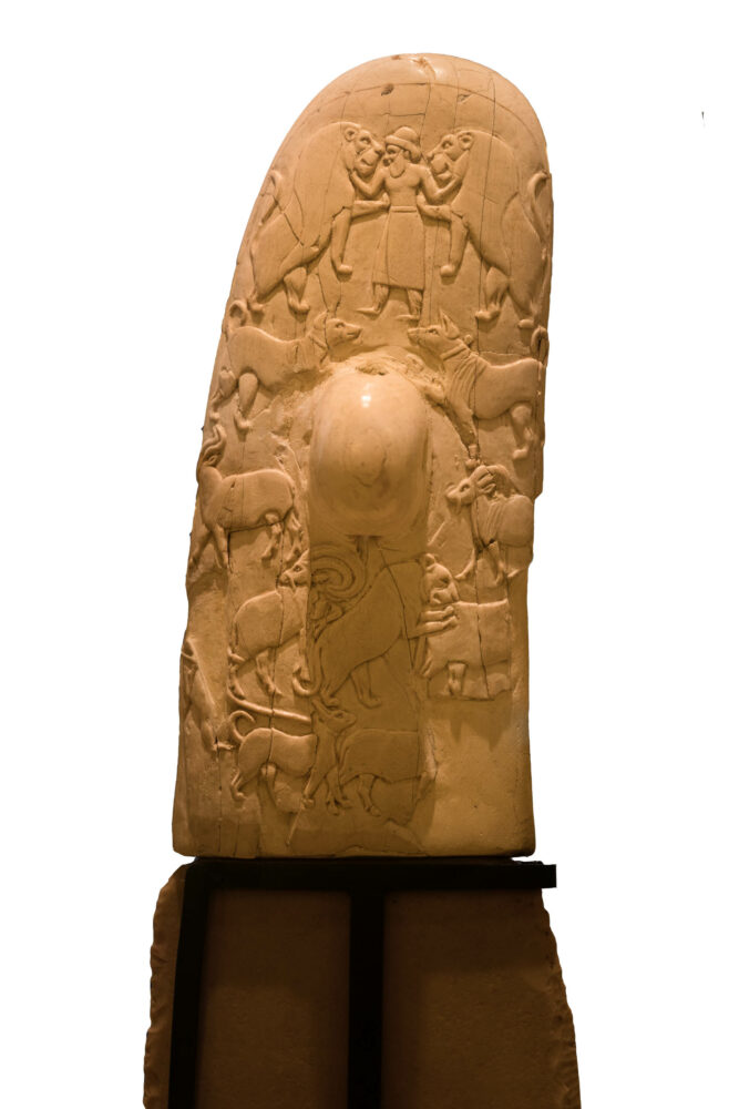 The Hunting Scene from the Gebel el Arak knife handle showing the Master of the Beasts