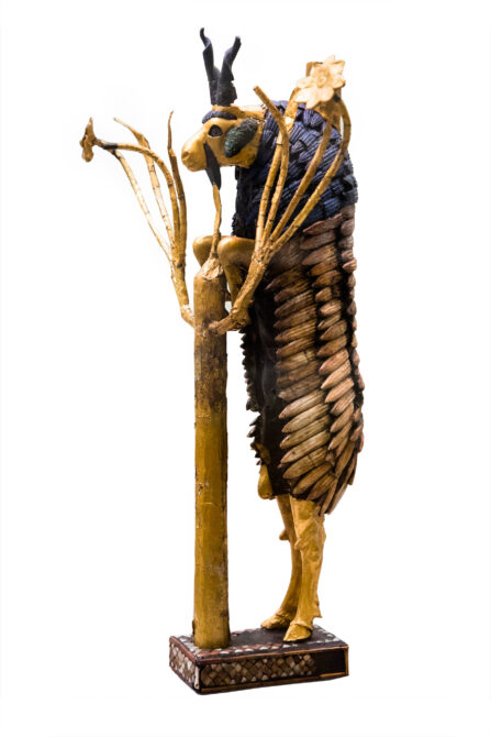 Goat table stands from the Royal Cemetery of Ur