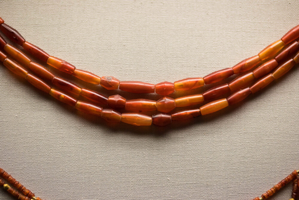 Carnelian necklace from royal tombs of Ur