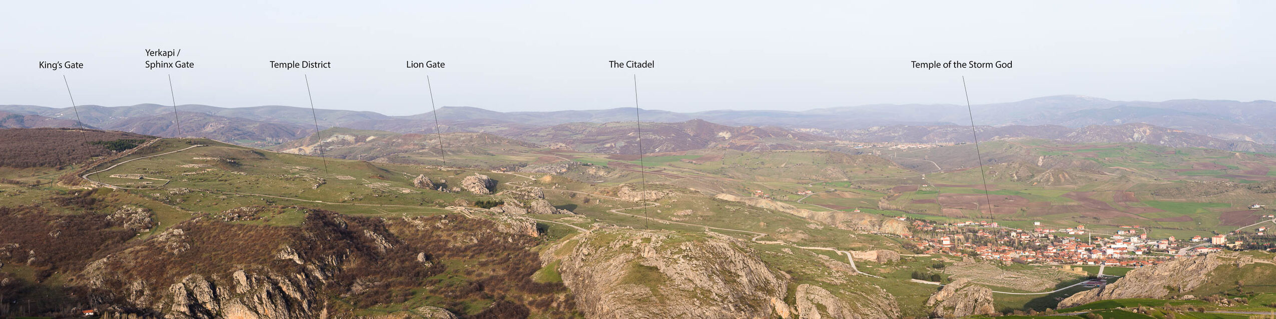 Panorama of Hattusa