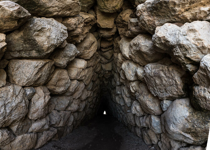 Postern Gate Corbelled Arch