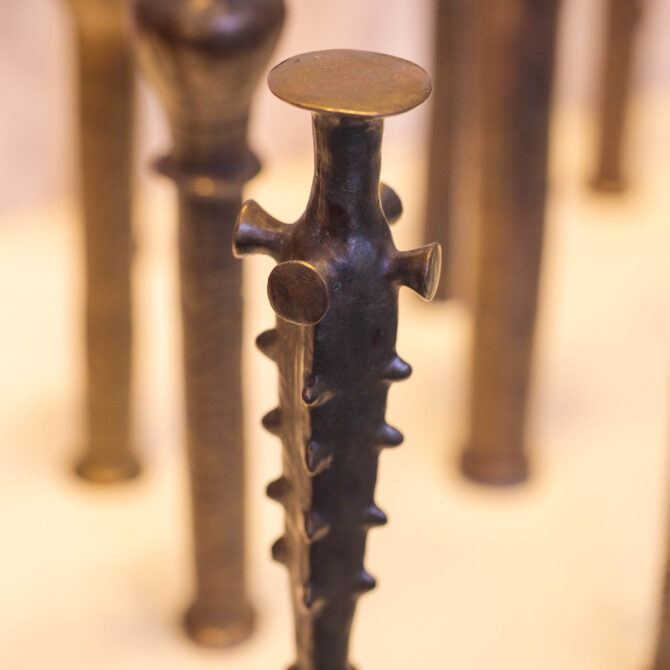 Knobby Coppery Macehead Standards from Nahal Mishmar