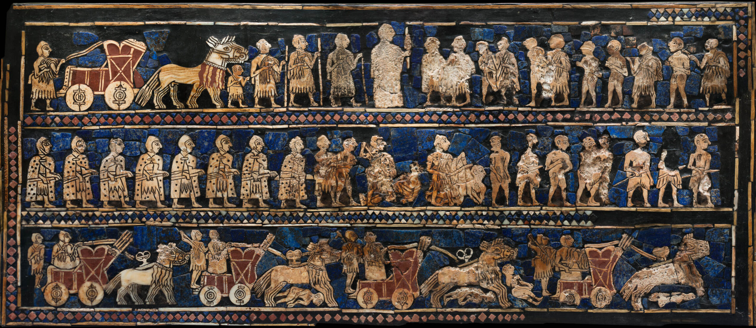 Scenes of Combat on the Royal Standard of Ur