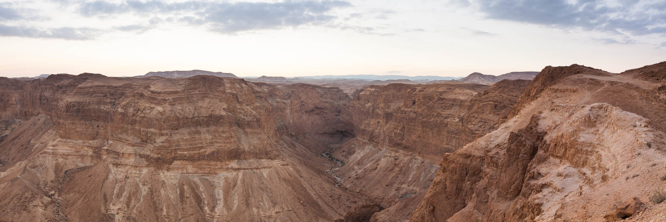Wadi Arugot Panorama Looking West
