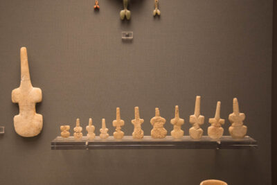 Marble Violin Figurines from Cyclades