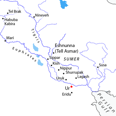 Map of Ur