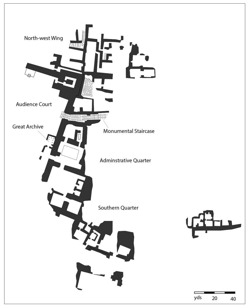Floor Plan of the Early Bronze Age Ebla Palace G