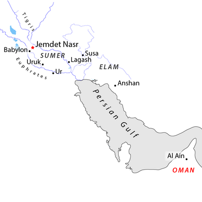 Map of Jemdet Nasr