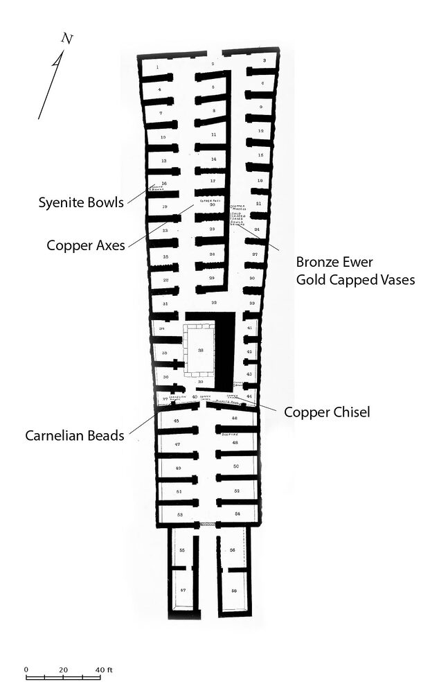 Plan of the Tomb of Khasekhemwy