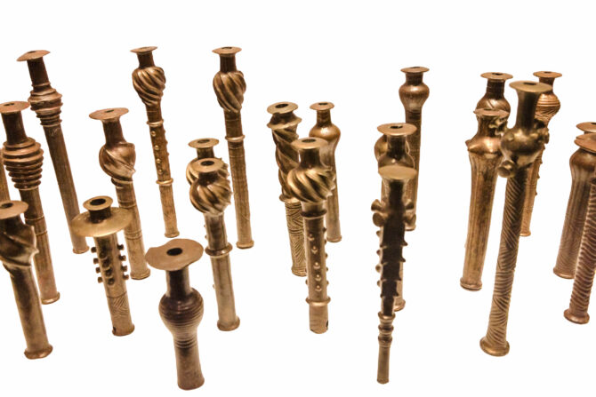 Prestige objects cast from arsenical bronze from Nahal Mishmar