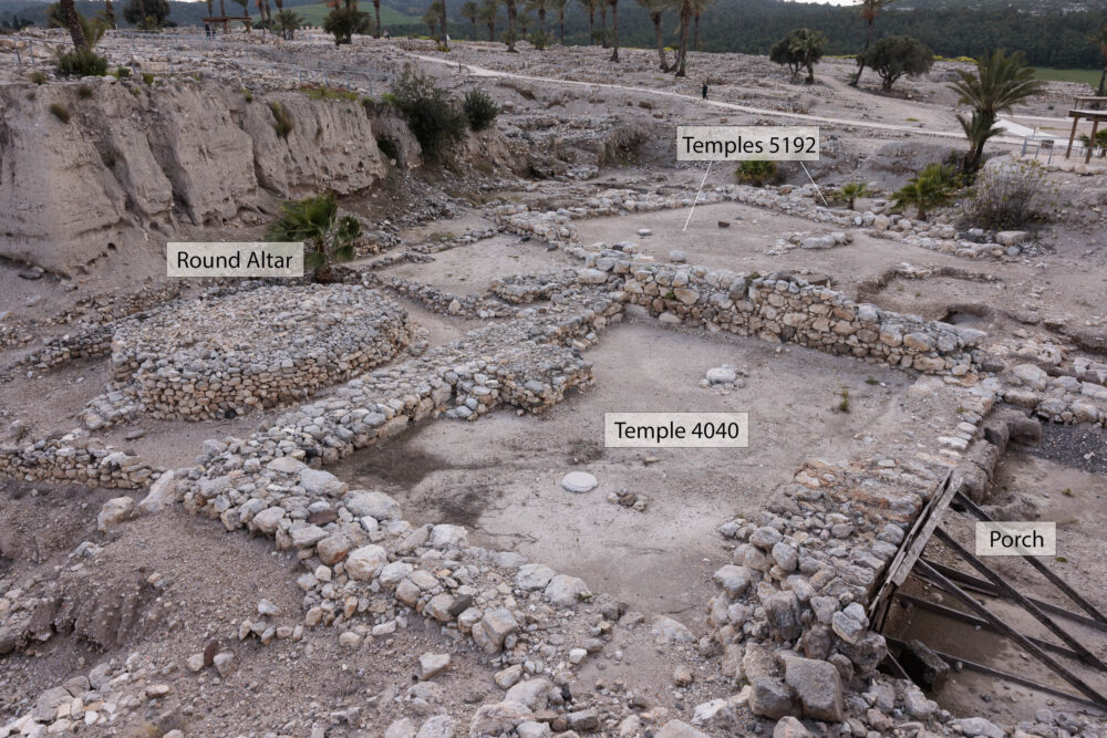 Megiddo Round Altar and Temple 4040 and Temples 5192