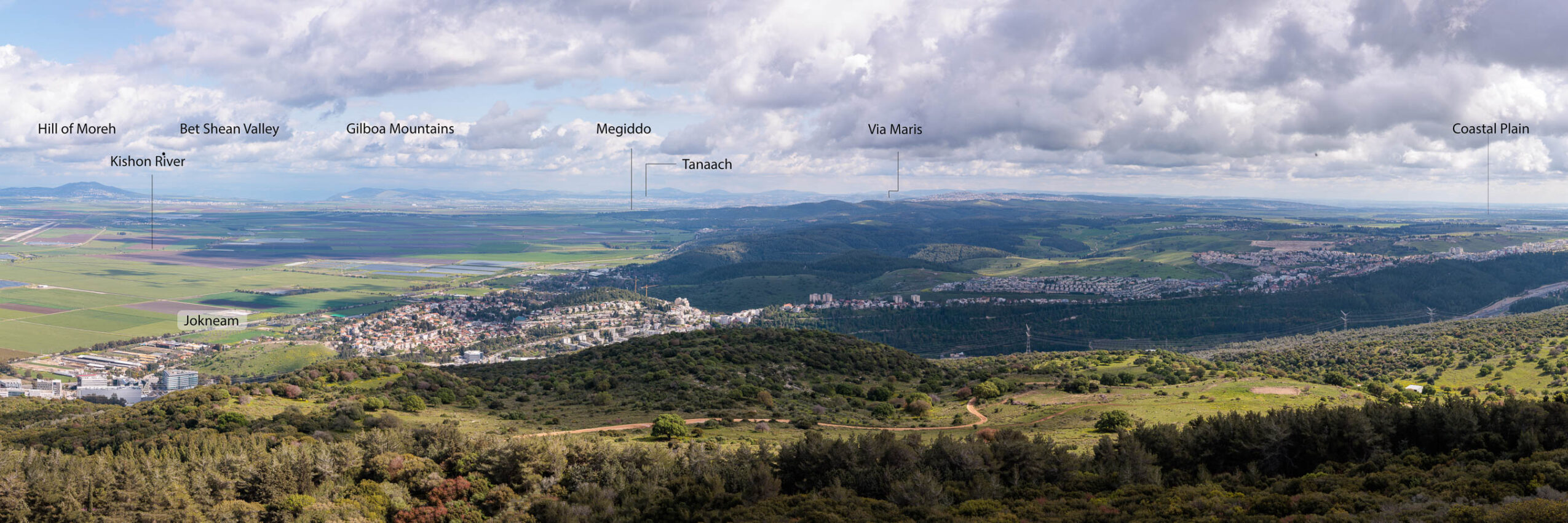 Panorama of Jezreel Valley