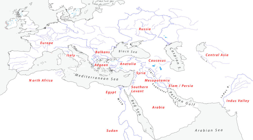 Regional Divisions Map