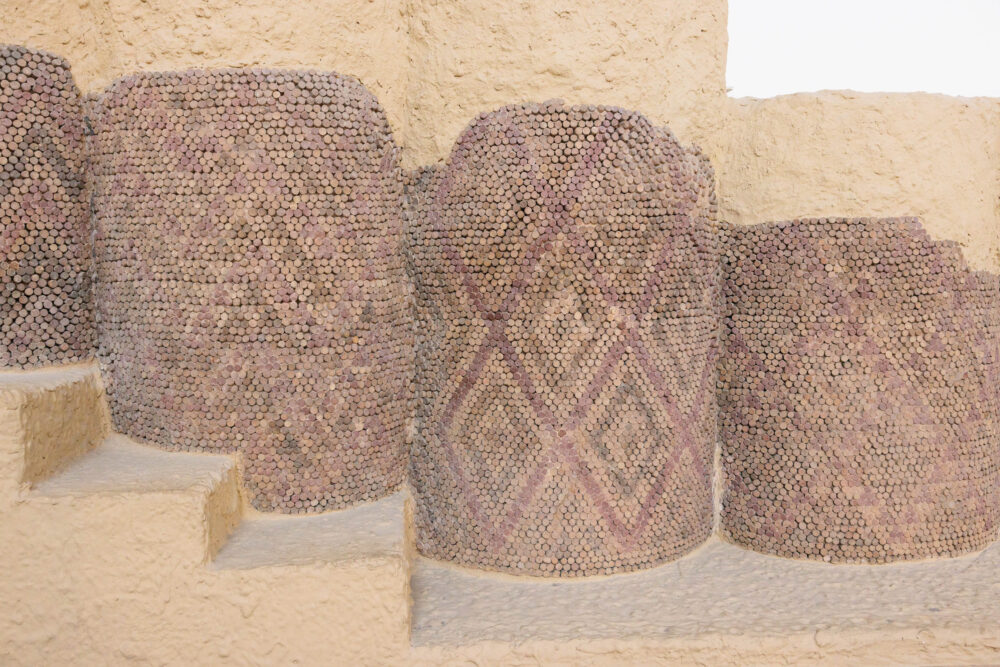 Clay Cone Mosaic reconstructed in Pergamon Museum