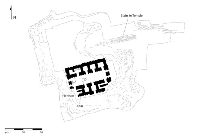 Plan of White Temple in Uruk / Warka