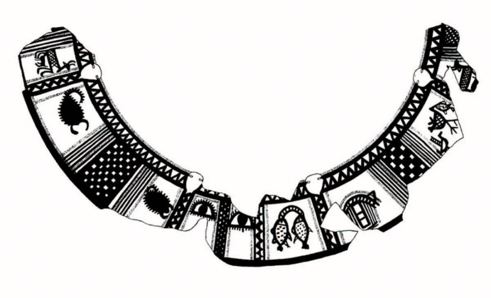 Jemdet Nasr Jar showing shoulder decoration