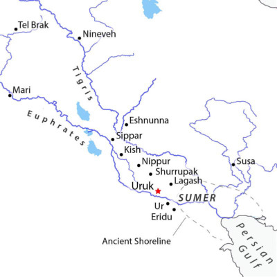 Map of Uruk