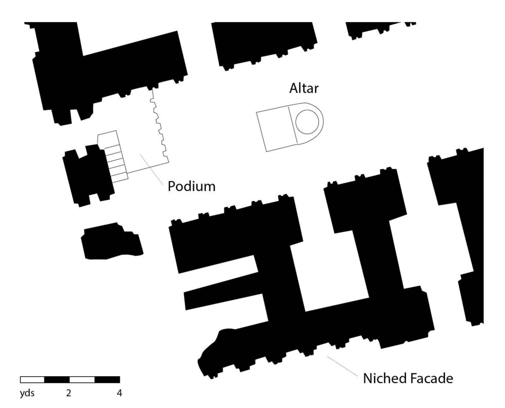Niched Facade of White Temple of Uruk / Warka with Altar and Podium