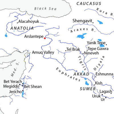 Map of Arslantepe