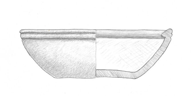 EB IV Hemispherical Rilled Rim Bowl