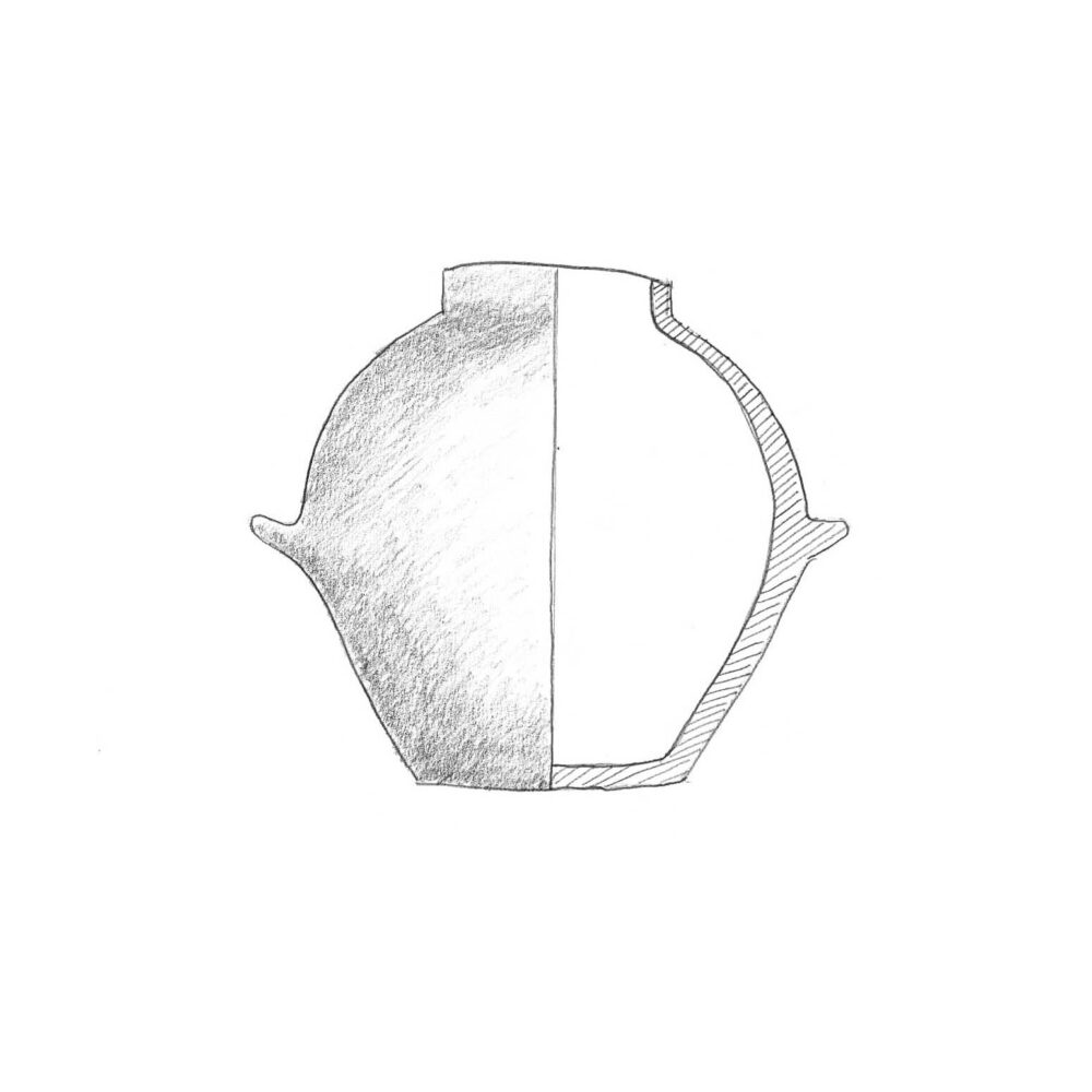 Ledge Handle Jar from Eastern Slope of Megiddo