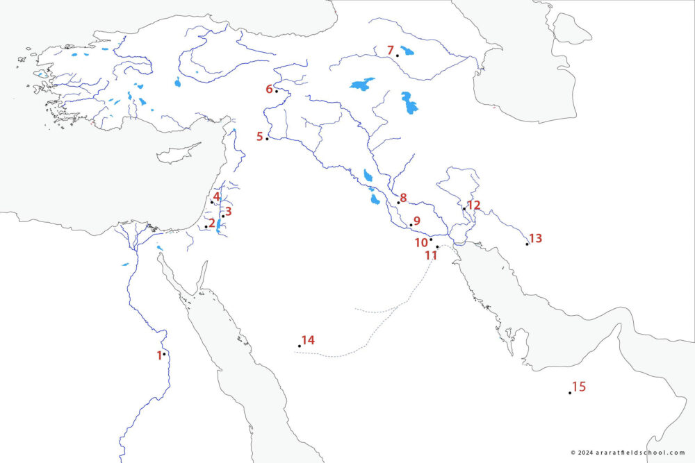 Quiz-Bronze Age Maps