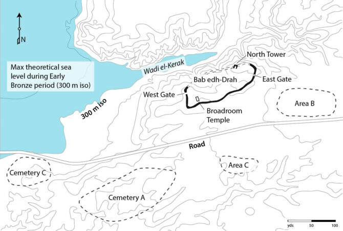 Map of Bab edh-Dhra